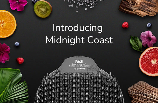 P-Wave launches limited edition Midnight Coast Slant6 urinal screen for high-end hospitality venues