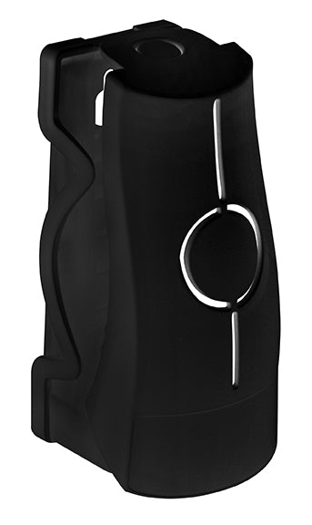 Image of a black Eco Air Dispenser on a white background
