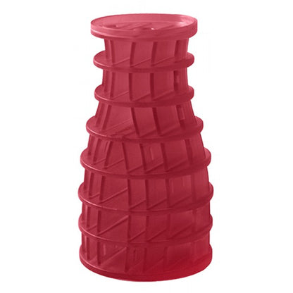 Image of a red Spiced Apple fragranced P-Wave Eco Air refill on a white background