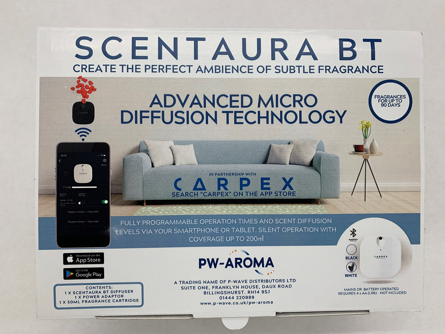 Scentaura BT Box Label