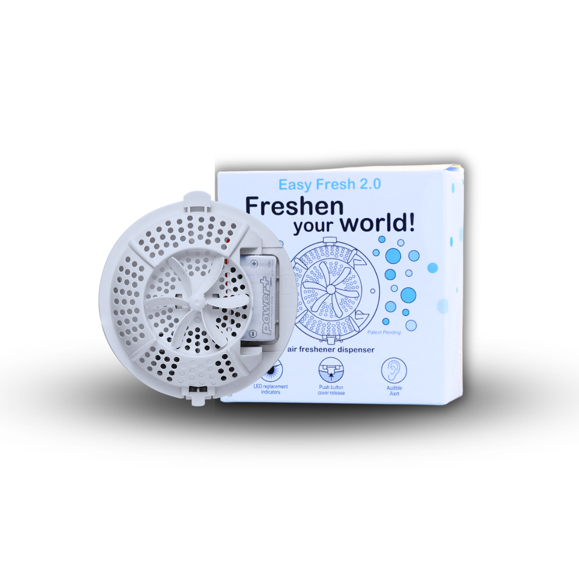 P-Wave : Easy Fresh Fan Air Freshener System - Discreet and Powerful