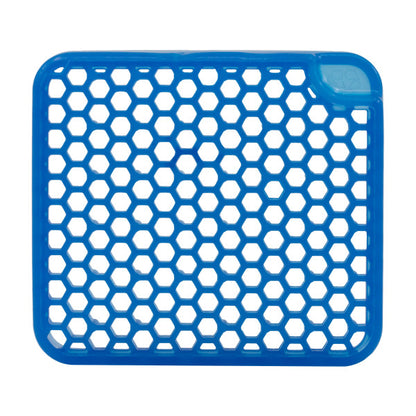 An image showing the blue OurFresh-e refill in Cotton Blossom fragrance on a white background