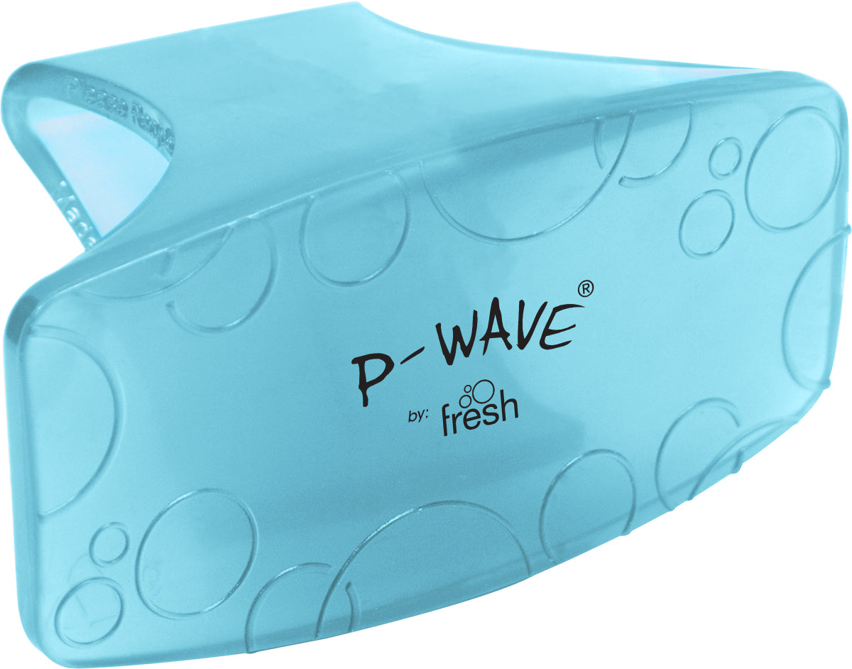 A Blue Ocean Mist fragranced P-Wave Bowl Clip on a white background